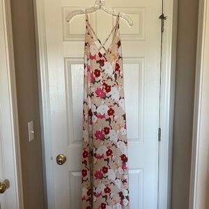 Women's Market & Spruce Multi Colored Maxi Dress Size Large. Excellent Condition